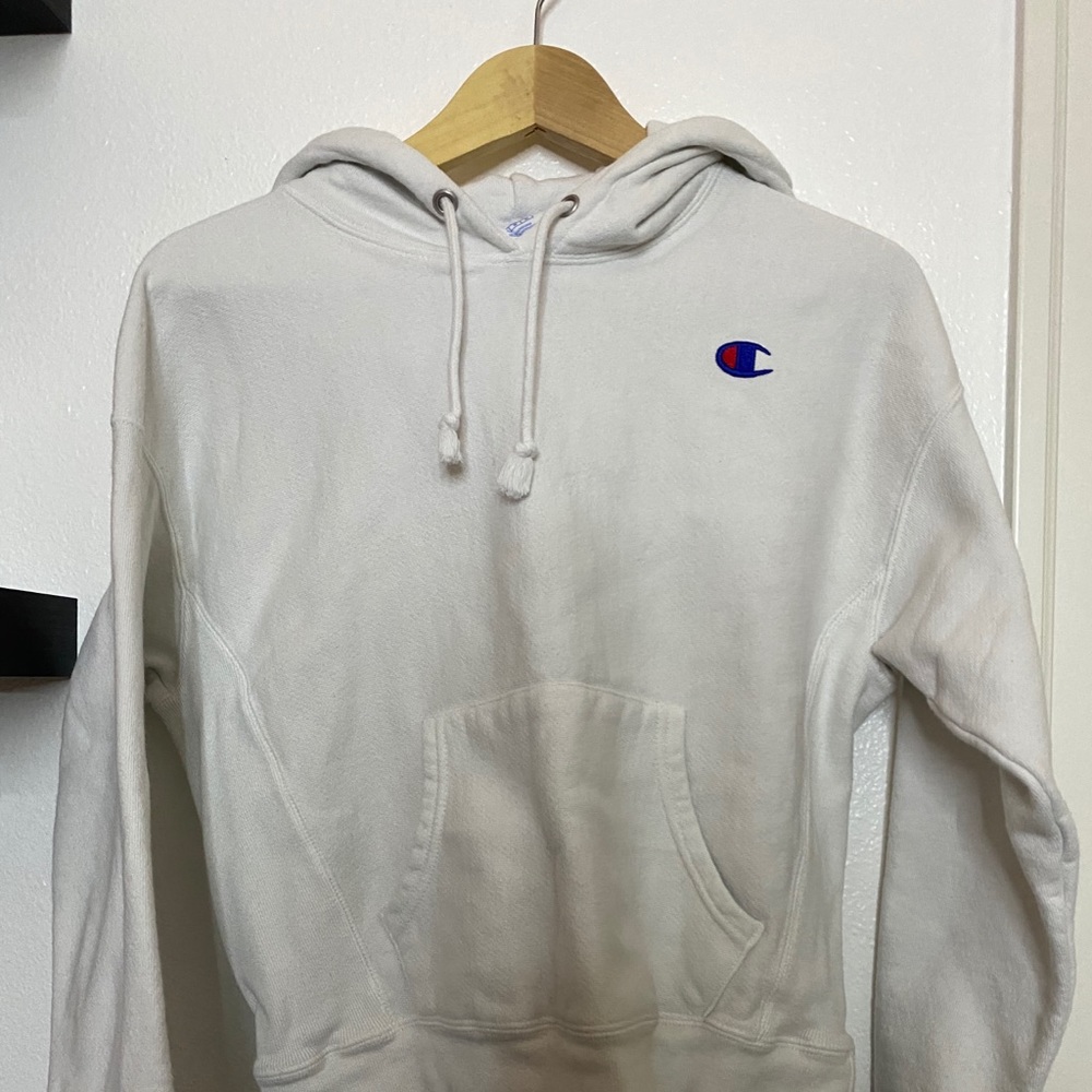 white champion hoodie